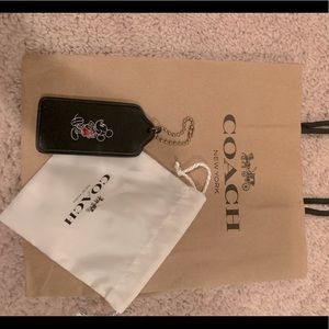 Coach Disney purse hang tag